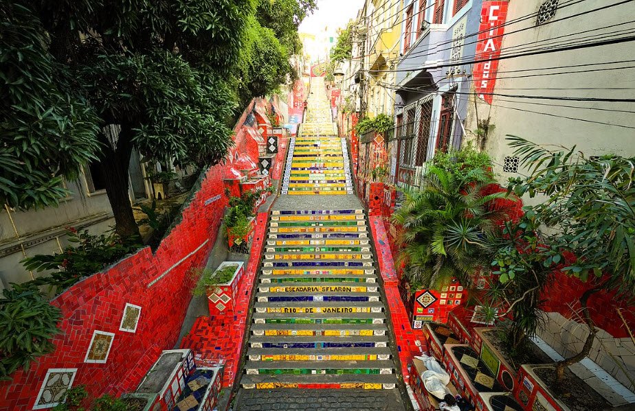 Selarón Steps (Escadaria Selarón), Rio de Janeiro, RJ, Brazil